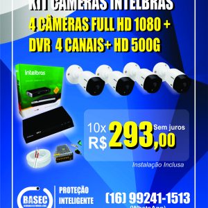 5. KIT DE CAMERAS INTELBRAS
